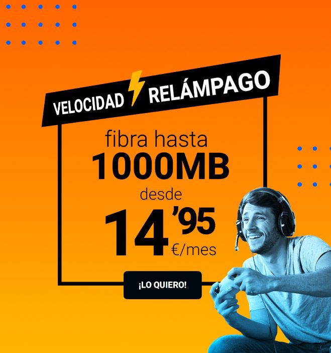 1000MB internet fibra tv cehegín